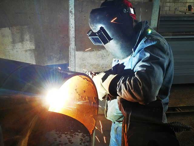 Reparación con soldadura